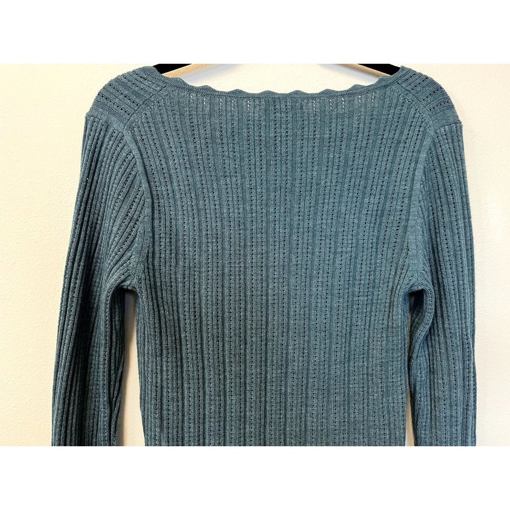 J. Crew Merino Wool Ribbed Sweater - Picture 5 of 9